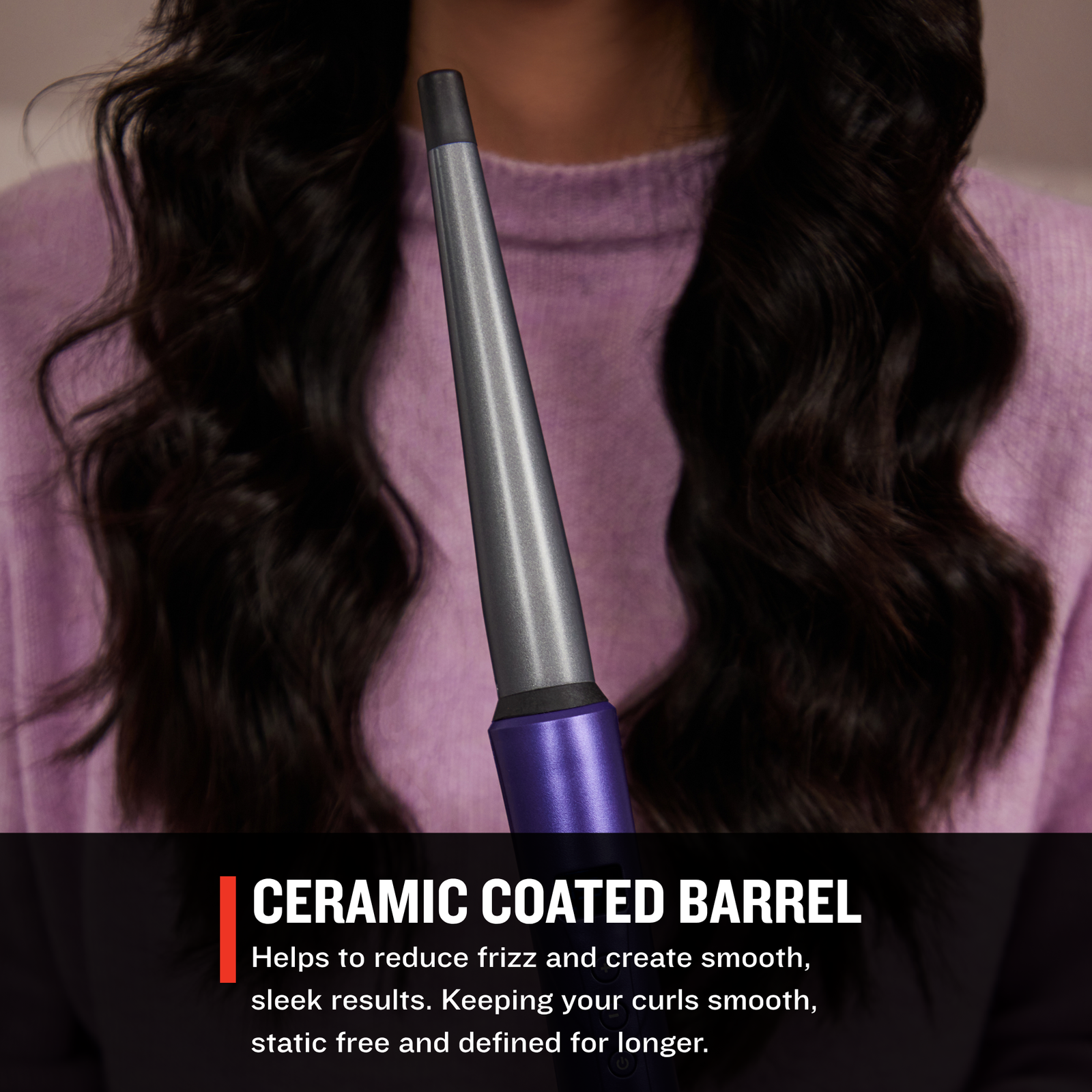 Gloss Tapered Curling Wand - Image 2