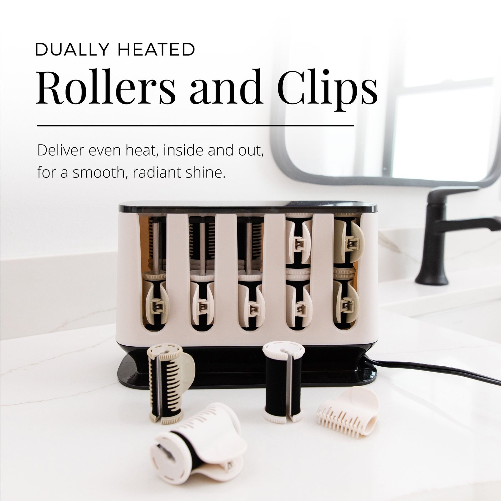 Shine Therapy Hair Setter Hot Rollers with Argan Oil and Keratin - Image 3